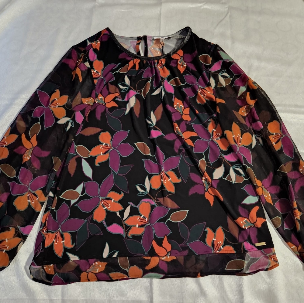 CALVIN KLEIN MULTICOLOR BLOUSE